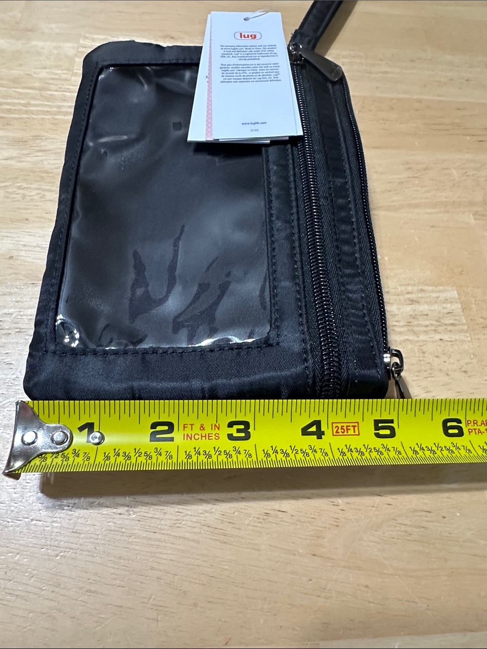 lug Black Quilted Peekaboo Wristlet Pouch - Picture 8 of 10